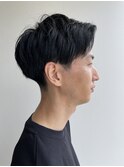 刈り上げアップバング