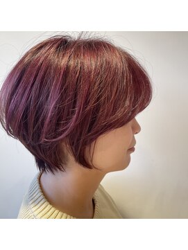 ビューティーリゾート アカヒゲ(Beauty Resort AKAHIGE) /ピンク/ショートボブ/韓国ショート