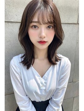 ダンケ(Danke) レイヤーロングセミディ姫カットワンカールシアーカラー