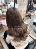 【ブリーチなし】ラテベージュ