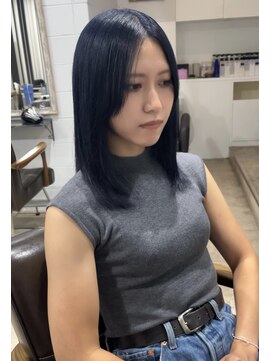 シー ヘアデザイン(see hair design) navy gray
