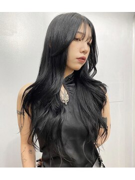 ジーナ(XENA) シールエクステ×レイヤーカット#顔周りカット(渋谷)