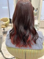 ビスイル 秋葉原店(Vis ill) ダブルカラーケアブリーチベージュピンクボブミニウルフリタッチ