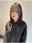 【farfara】バングカラーアッシュ（問屋町テラス）大島結衣