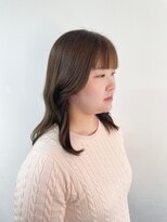 アオ(AO。)&nbsp;レイヤーカット/フェイスレイヤー/オリーブベージュ