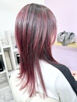 ドレ(DORE)&nbsp;チェリーレッド【バレイヤージュ、ロング】