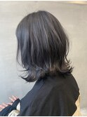 外ハネミディ