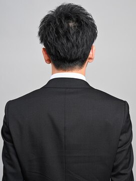 リップス 自由が丘(LIPPS) ツーブロ刈り上げ アップバング ビジネスヘア