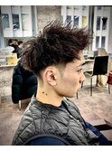 スパイキーショート×ウェーブツイスト