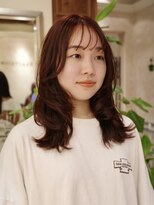 ビュートリアム265(BEAUTRIUM 265) ◆ロングレイヤーカット/カシスピンクカラー/シースルーバング