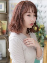 カバーヘア ブリス 戸田公園西口店(COVER HAIR bliss) ★チェリーレッド抜け感ゆるふわエアリーボブパーマ20代30代★1