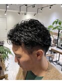 メンズ強めパーマ