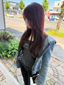 マーリャヘアー(mallia hair) ナチュラル艶ロング×シアーバング