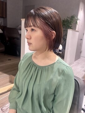 ゼストソエル(ZEST soell) インナーカラー ボブ