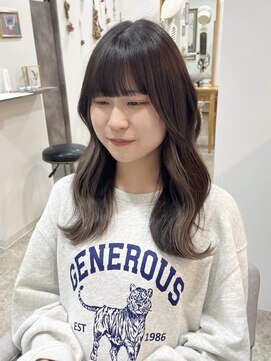 オーセンヘア(AUTHEN.HAIR) ピアスカラー　ホワイトシルバー