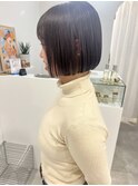 ミニボブ×ダークトーンカラー