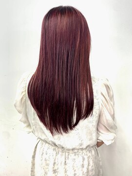 アルメリア 池袋(Arumeria) ブリーチなしダブルカラーピンクミディアムショート10代20代