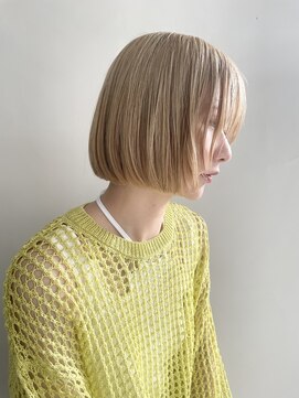イト(ito) 【 ito ／ 梅田 】ナチュラルブロンド×ミニボブ