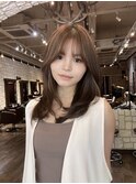 小顔レイヤー/似合わせカット/透明感カラー/