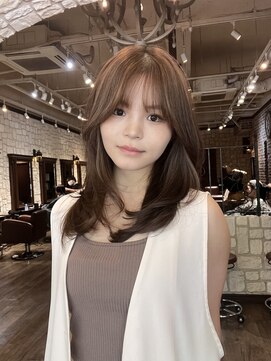 シャル 新百合ヶ丘(shalu) 小顔レイヤー/似合わせカット/透明感カラー/