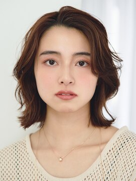 ルクスドレ 新宿(Luxe doree') ★ぱっつんボブ/顔まわり/菱形ボブ/ココアベージュ[新宿]