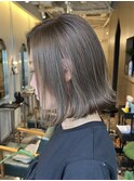 三宮 元町 神戸 髪質改善 ボブ オリーブ 白髪ぼかし 白髪染め