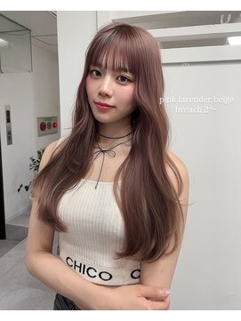 ヴィア(Via) 10代20代30代/ピンクラベンダーベージュ/ハイトーン