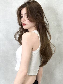 シティ(CITY) かきあげレイヤー ロングレイヤーカット 顔まわりレイヤー 後毛