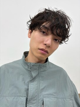 ヒューマン トシマエン 練馬 豊島園(HUMAN) フェザーパーマメンズパーマメンズショートカット