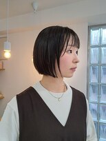 ラッキーヘア 加古川(Lucky Hair) 丸くなりすぎないミニボブ【八木】【ラッキーヘア加古川】