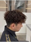メンズシャドウパーマスパイラルパーマスペインカール札幌大通