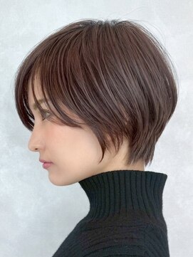 エリマ 横浜西口(elima) 横浜西口イルミナカラーレイヤーボブウルフショートヘアベージュ