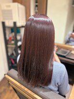 ヘアーデザインガーデニア(hair design Gardenia) *カシスピンクカラー*【赤羽 赤羽岩淵 子連れ美容室】