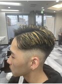 メンズメッシュ　フェードカット