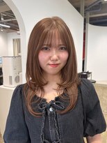 フィット ヒュー 千葉(fit hue)&nbsp;ミルクティーブロンド/ダークブルー/デジタルパーマ/千葉駅