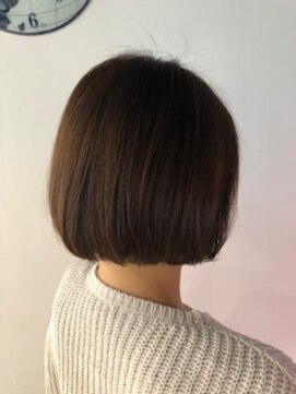 スタジオ アルファプラス 日暮里店(studio α+) フォギーベージュ×ワンレンボブ♪【スタジオアルファプラス】