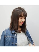 エイムヘアメイク 舟入店 ワンカール+ベージュカラー