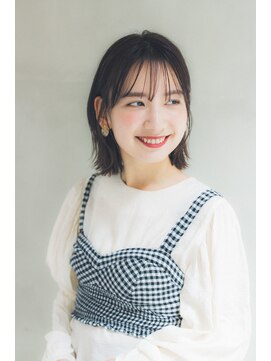 ミィ 表参道(mee.) 【mee.】 ハイライトカラーセミウェットウェーブ