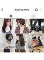 バランス ヘアーアンドアイラッシュ 野田店(balance.) Instagram(balance_miyu)フォローよろしくお願いします☆