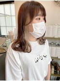 イヤリングカラー♪ホワイトベージュ