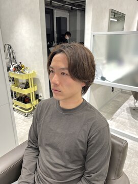 キートス(Kiitos) 大人センターパート×ニュアンスパーマ