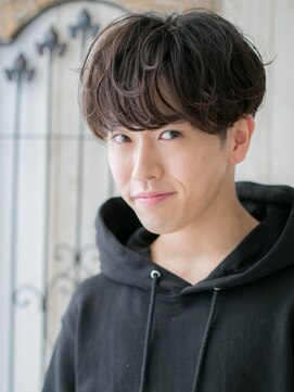 メンズヘア ビーセカンド 草加店(MENS HAIR B-2) エアリーソフトツイストパーマゆるふわマッシュR草加