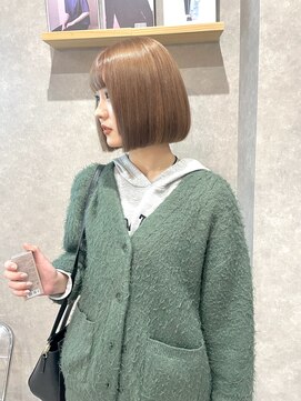 ムード カナザワ(mood kanazawa) ミニボブ#ブリーチ#ケアブリーチ#ハイライト#ダブルカラー