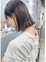 ノード(NODO)&nbsp;切りっぱなしボブ＋グレージュ
