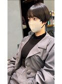 骨格補正ショートダークグレージュ