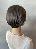 ショートボブ。