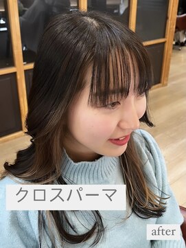 ジャガラ 千葉駅北口店(JAGARA) クロスパーマ【千葉・千葉駅・千葉駅北口】