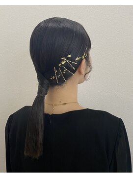 ヘアセットサロン サロンエイミー(salon aemii) タイトローポニー