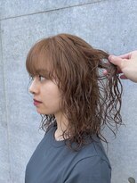 ロングボブパーマ
