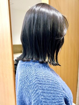 セイドット リー(Say. Ree) say.くびれレイヤー切りっぱなしボブ外ハネボブ似合わせカット